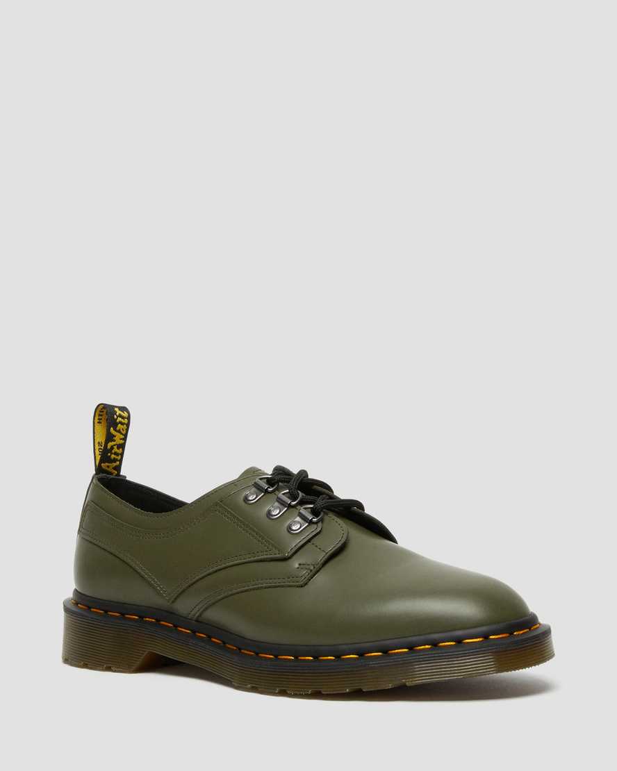 Dr. Martens 1461 Verso Smooth Deri Erkek Bağcıklı Ayakkabı - Ayakkabı Haki |VWOYE3962|